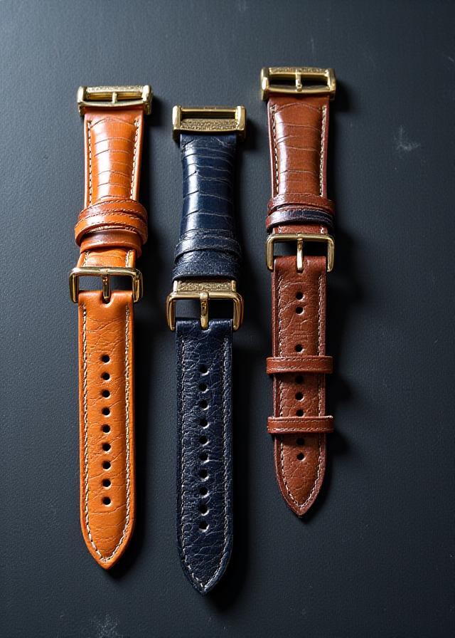 Ремешки из кожи аллигатора и теленка